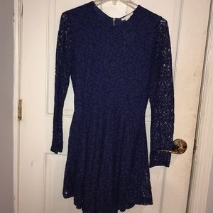 H&M Lace Blue Dress NWT